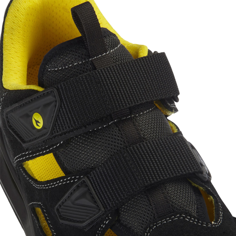 Sandalia de seguridad Diadora Run Net Airbox Sandal S1P SRC Negro antracita Unisex-3 Sandalia de seguridad Diadora Run Net Airbox Sandal S1PS FO SR Negro antracita Unisex