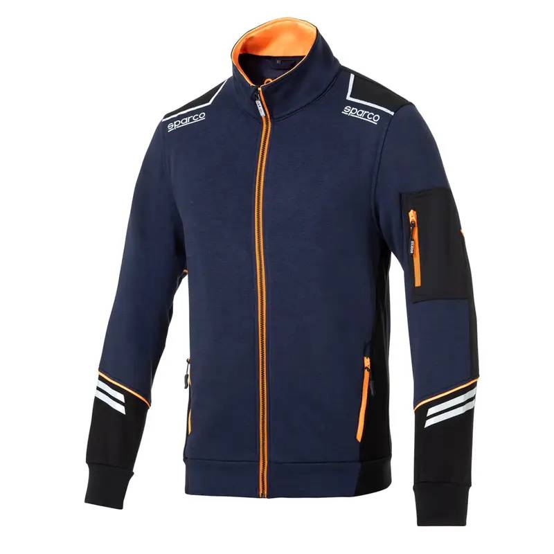 Sudadera Tech Full Zip ALABAMA 02429BMAZ AZUL OSCURO_NARANJA Sudadera tech naranja alabama