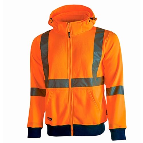 Sudadera de alta visibilidad U-Power Melody Orange Fluo