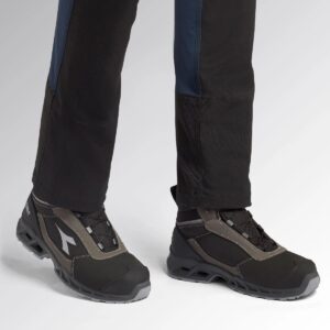 calzado de seguridad diadora SHARK STABLE IMPACT LEATHER QUICK MID S3S FO SR SC ESD