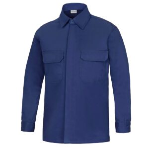camisa manga larga dos bolsillos vesin azul marino camisa manga larga dos bolsillos vesin azul marino