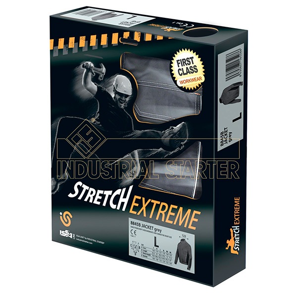 cazadora con mangas desmontables Starter Issa Stretch Extreme cazadora con mangas desmontables Starter Issa Stretch Extreme gris